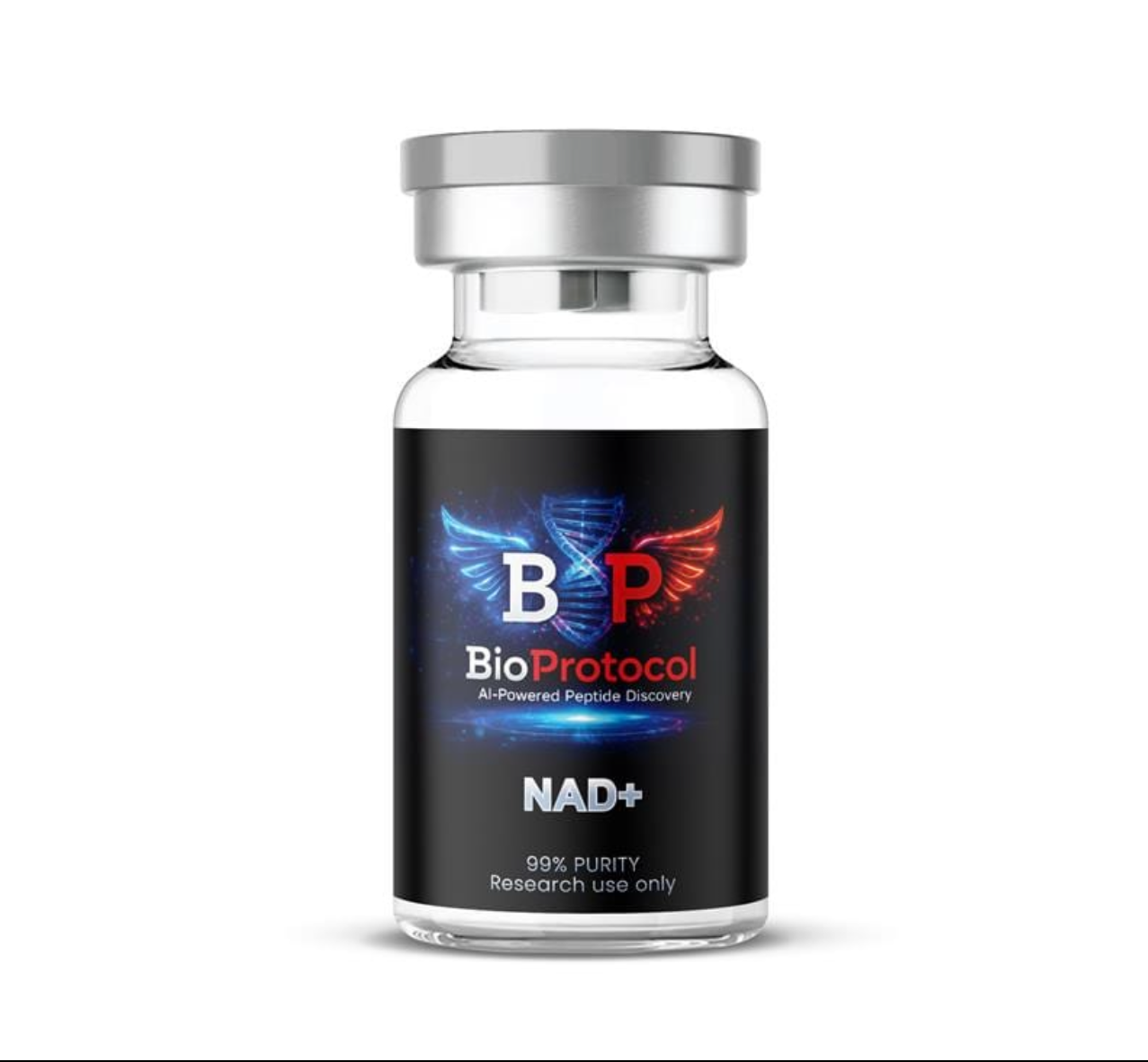 NAD+ research peptide vial